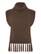 Vila Vizariah High Neck Poncho/Ka Brun