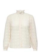 ONLY Carmakoma Carchloey L/S Shirt Wvn Kräm