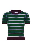 Monki Mini Knitted Top Grön