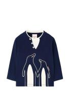 Boboli Knit T-Shirt Marinblå