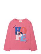 Boboli Knit T-Shirt Flame Rosa
