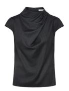 Ahlvar Gallery Lima Check Top Svart