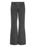 Weekday Helix Low Rise Relaxed Flared Leg Jeans Svart