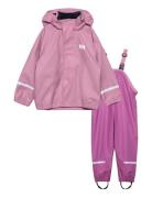 Helly Hansen K Bergen Fleece Pu Rainset 2.0 Rosa