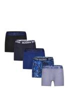 Björn Borg Cotton Stretch Boxer 5P Blå