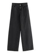 Lindex Denim Trousers Jackie Black Svart