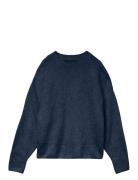 Vero Moda Vmboom Ls O-Neck Pullover Ga Noos Marinblå