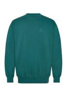 Revolution Printed Crewneck Blå