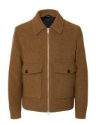 Selected Slhjakob Wool Blend Jkt Brun