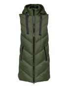 JDY Jdyskylar Life Hood Waistcoat Otw Noos Khaki Green