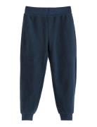 Lindex Trousers Fleece Marinblå