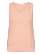 Cream Crsillar Knit Top Rosa