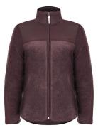 Röhnisch Phoebe Pile Jacket Burgundy