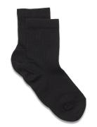 Mp Denmark Cotton Rib Socks Svart