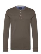 Lindbergh Solid Gradad W Contrast Fabric L/Ssolid Gradad W Contrast Fa...
