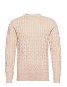 Selected Slhryan Structure Crew Neck Beige