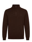 Polo Ralph Lauren Wool Quarter-Zip Sweater Brun