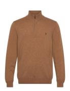 Polo Ralph Lauren Wool Quarter-Zip Sweater Brun