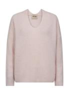 MOS MOSH Mmthora V-Neck Knit Rosa