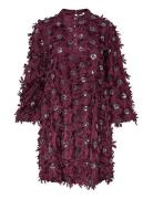 YAS Yasabel 7/8 Short Dress - Show Burgundy