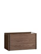 MOEBE Storage Box, Smoked Oak, Black Brun