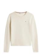 Tommy Hilfiger Soft Wool C-Nk Sweater Kräm