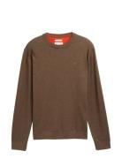 Tom Tailor Basic Crewneck Knit Brun