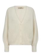 MOS MOSH Mmthora V-Neck Knit Cardigan Kräm
