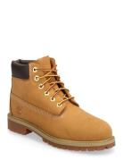 Timberland 6 Inch Lace Up Waterproof Boot Beige