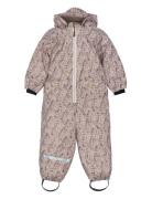 Mikk-line Pu Snow Suit Recycled - Aop Grå