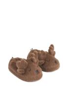 Liewood Aviaja Reindeer Slippers Brun