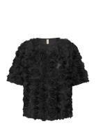 Culture Cucebrine Ss Blouse Svart