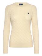 Polo Ralph Lauren Cable Wool-Cashmere Crewneck Sweater Kräm
