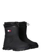 Tommy Hilfiger Tommy Hilfiger Booties Faux Leather/Nylon Fabric Svart