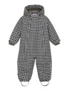 En Fant Baby Snowsuit Aop Svart