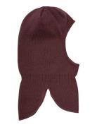 Minymo Balaclava Knit Röd
