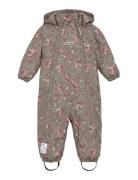 Minymo Snow Suit Aop Brun
