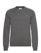 GANT Casual Cotton C-Neck Grå