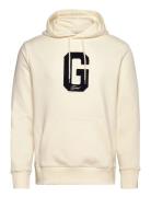 GANT G Badge Hoodie Kräm