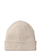 Calvin Klein Ck Fine Rib Beanie Kräm