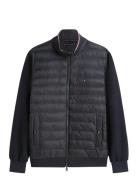 Tommy Hilfiger Mix Media Ess Rwb Stand Collar Marinblå