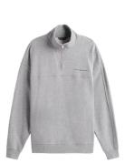 Tommy Hilfiger Half Zip Grå