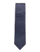 Amanda Christensen Tie & Pocket Square Marinblå