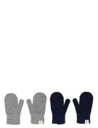 Mp Denmark Comfy Mittens 2-Pack Multi/patterned