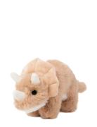 Teddykompaniet Dino, Triceratops, Aprikos, Liten Orange