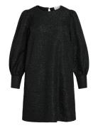 Vila Vitaliama O-Neck L/S Dress/Pr Svart