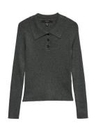 Vero Moda Vmsiljerib Ls Pol Ck Pullover Noos Grå