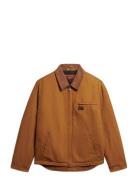Superdry Cotton Canvas Ranch Jkt Brun