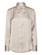 Rosemunde Rwmessina Ls Bow Shirt Kräm