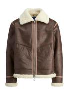 Jack & J S Jorliverpool Aviator Jacket Sn Brun